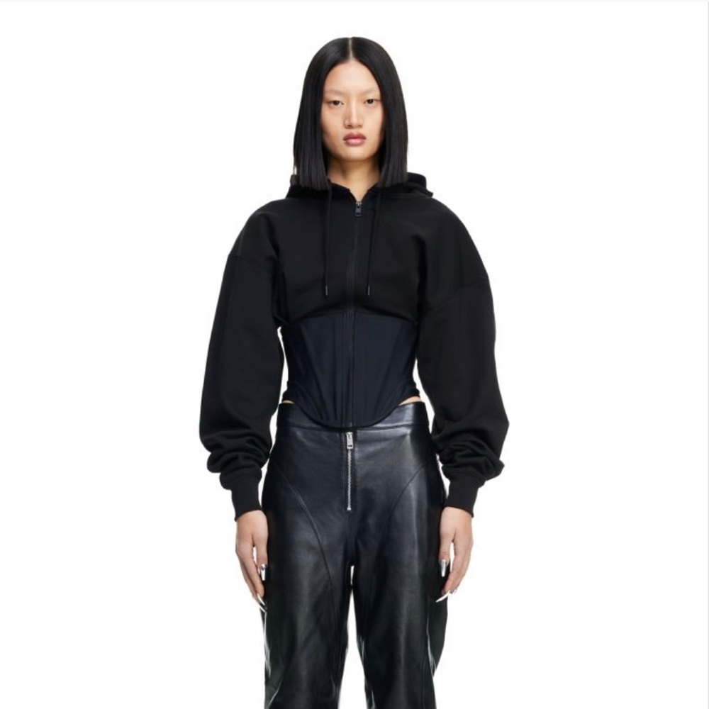 Thierry Mugler x HM Corseted Hoodie